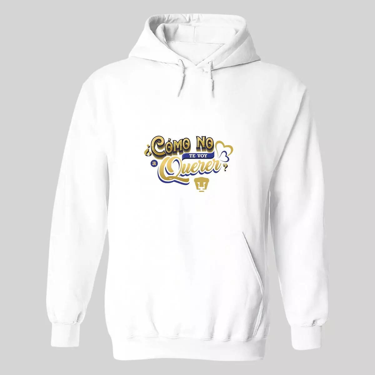 Sudadera para Hombre Hoodie Pumas UNAM Cómo te voy a querer