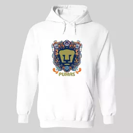 Sudadera para Hombre Hoodie Pumas UNAM Día de Muertos Azul