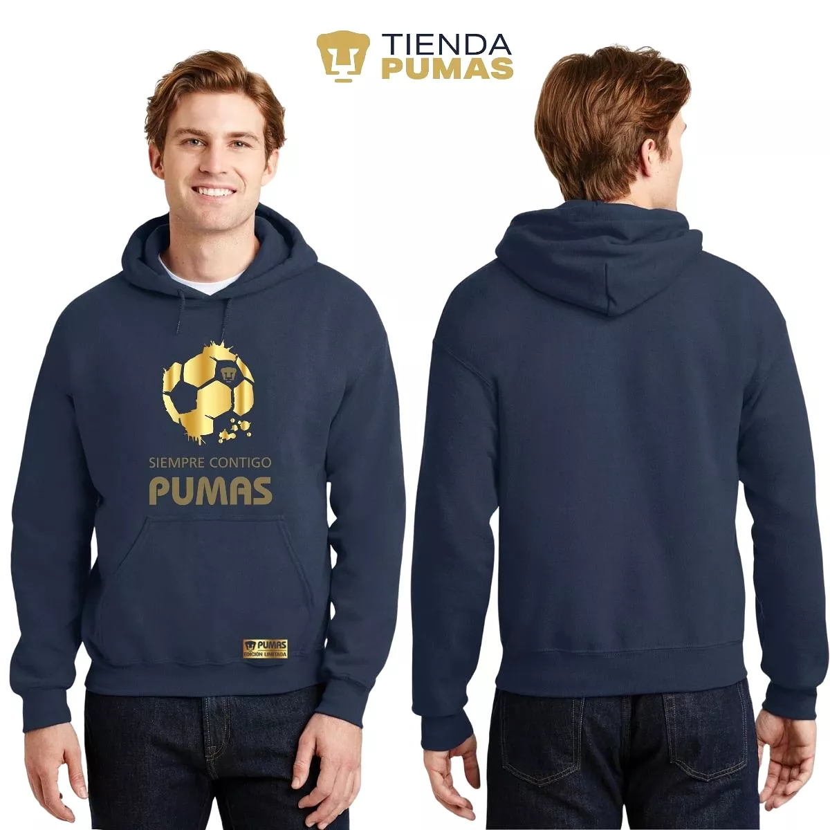 Sudadera para Hombre Hoodie Pumas UNAM Ed Limitada 2 Siempre contigo