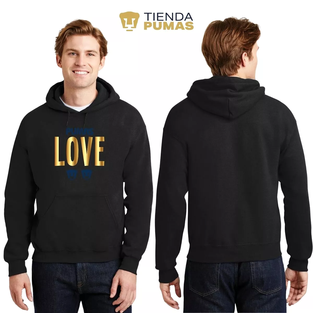 Sudadera para Hombre Hoodie Pumas UNAM Love