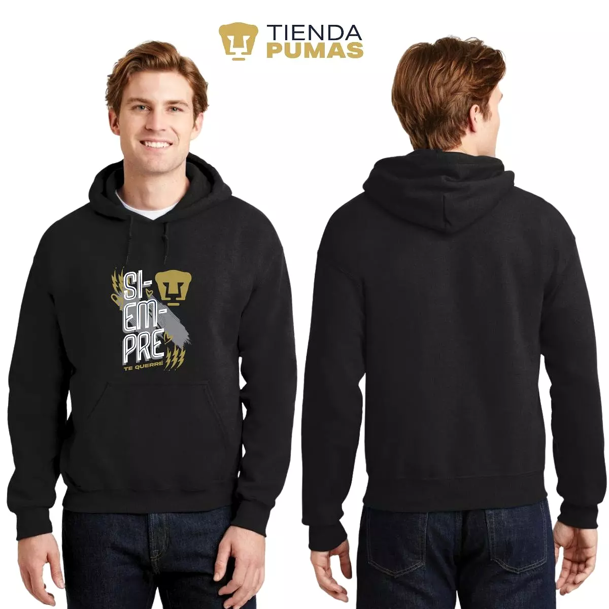 Sudadera para Hombre Hoodie Pumas UNAM Siempre