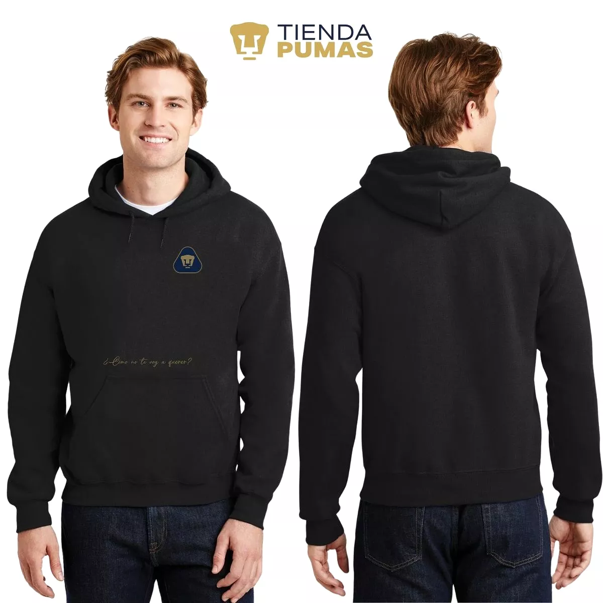 Sudadera para Hombre Hoodie Pumas UNAM Te voy a querer