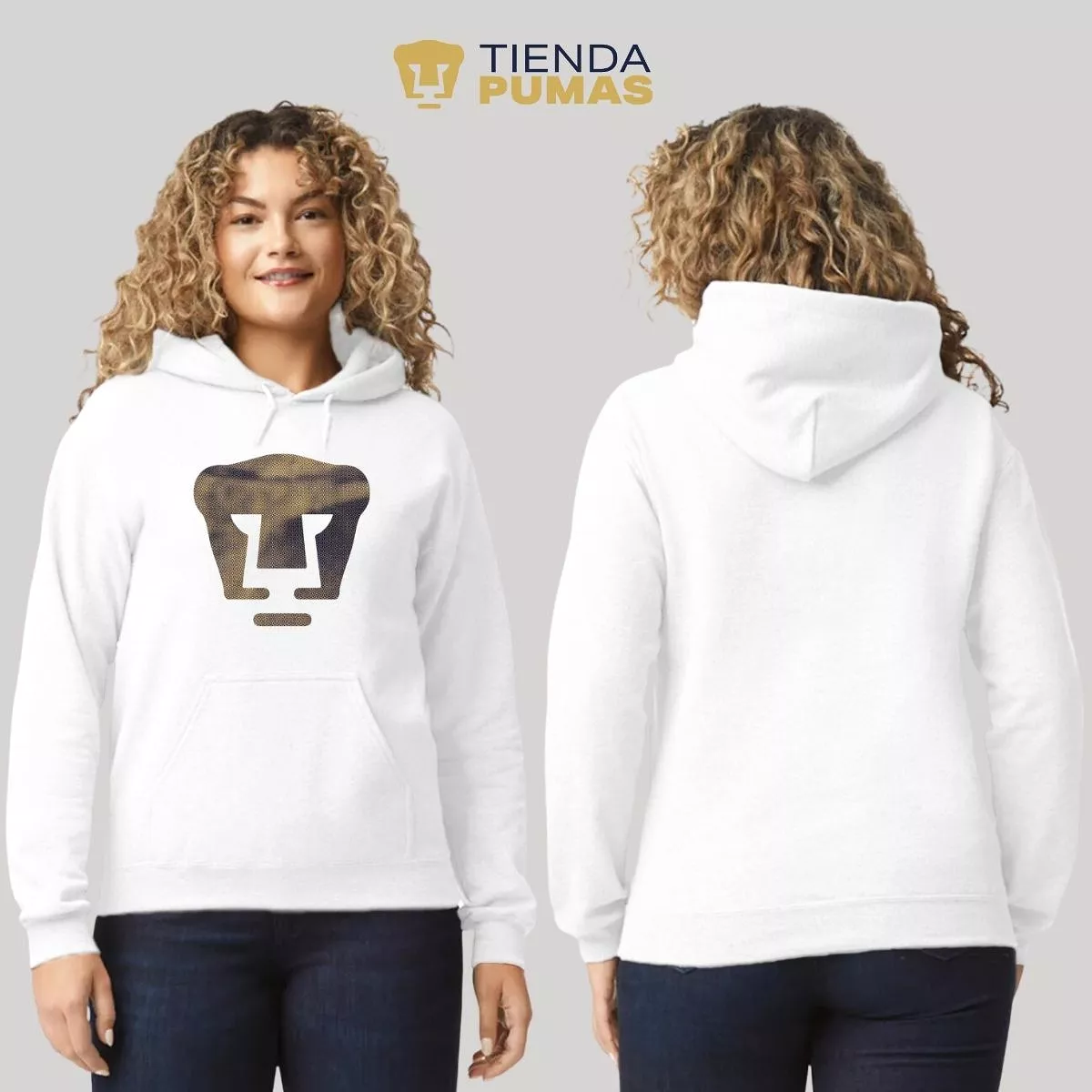 Sudadera para Mujer Hoodie Pumas UNAM Logo