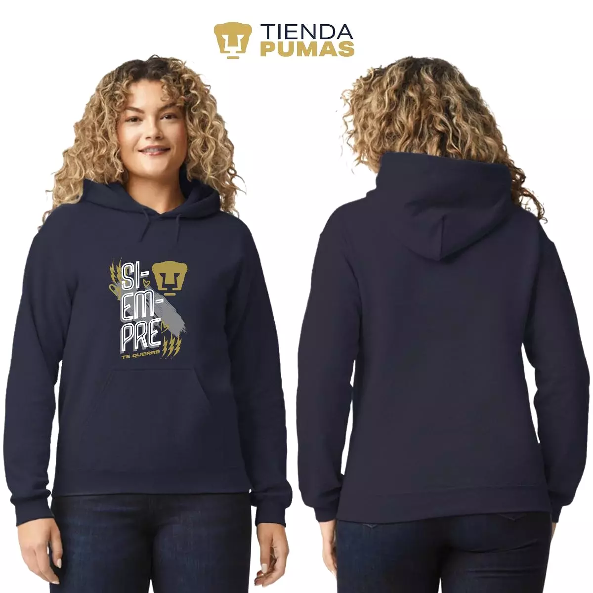 Sudadera para Mujer Hoodie Pumas UNAM Siempre