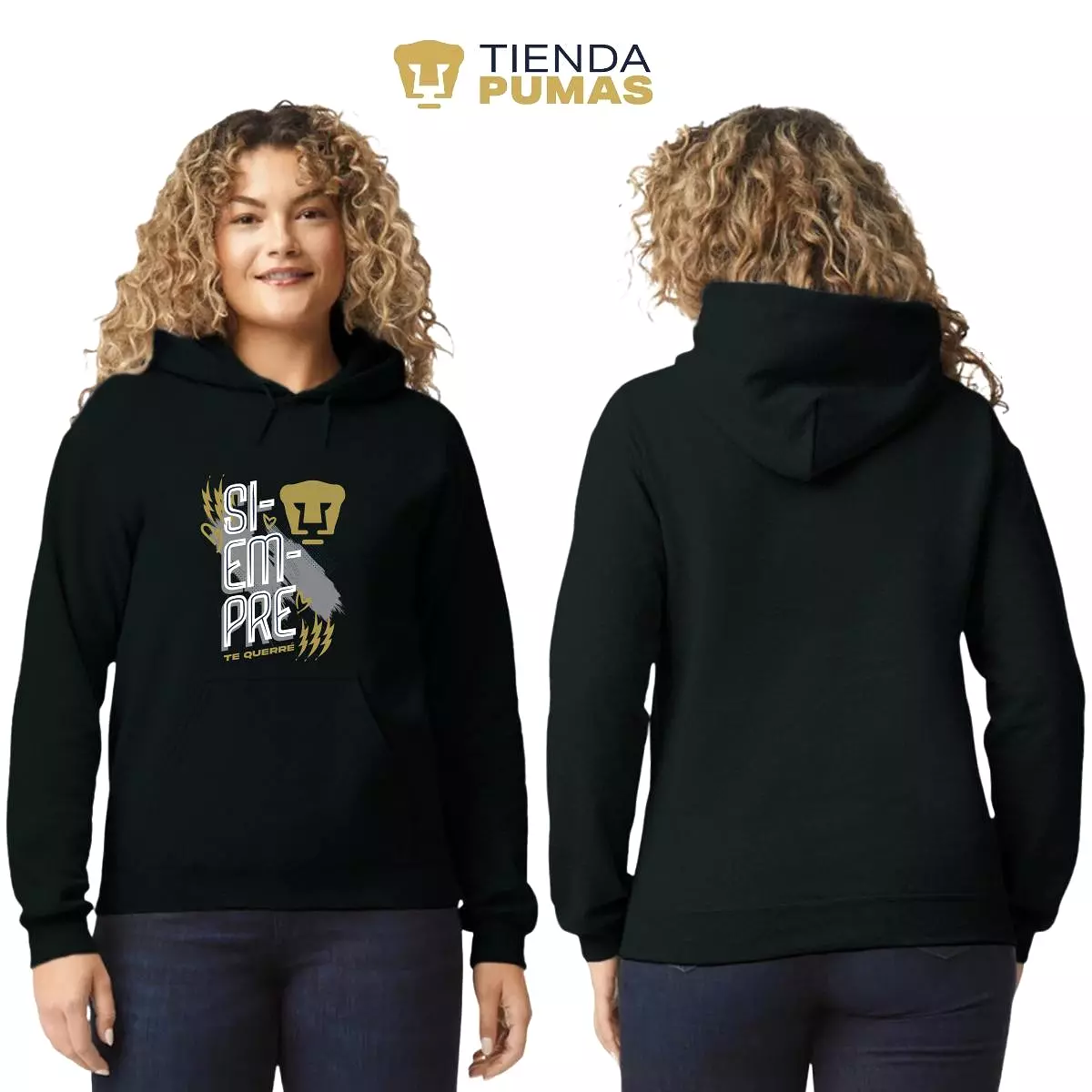 Sudadera para Mujer Hoodie Pumas UNAM Siempre