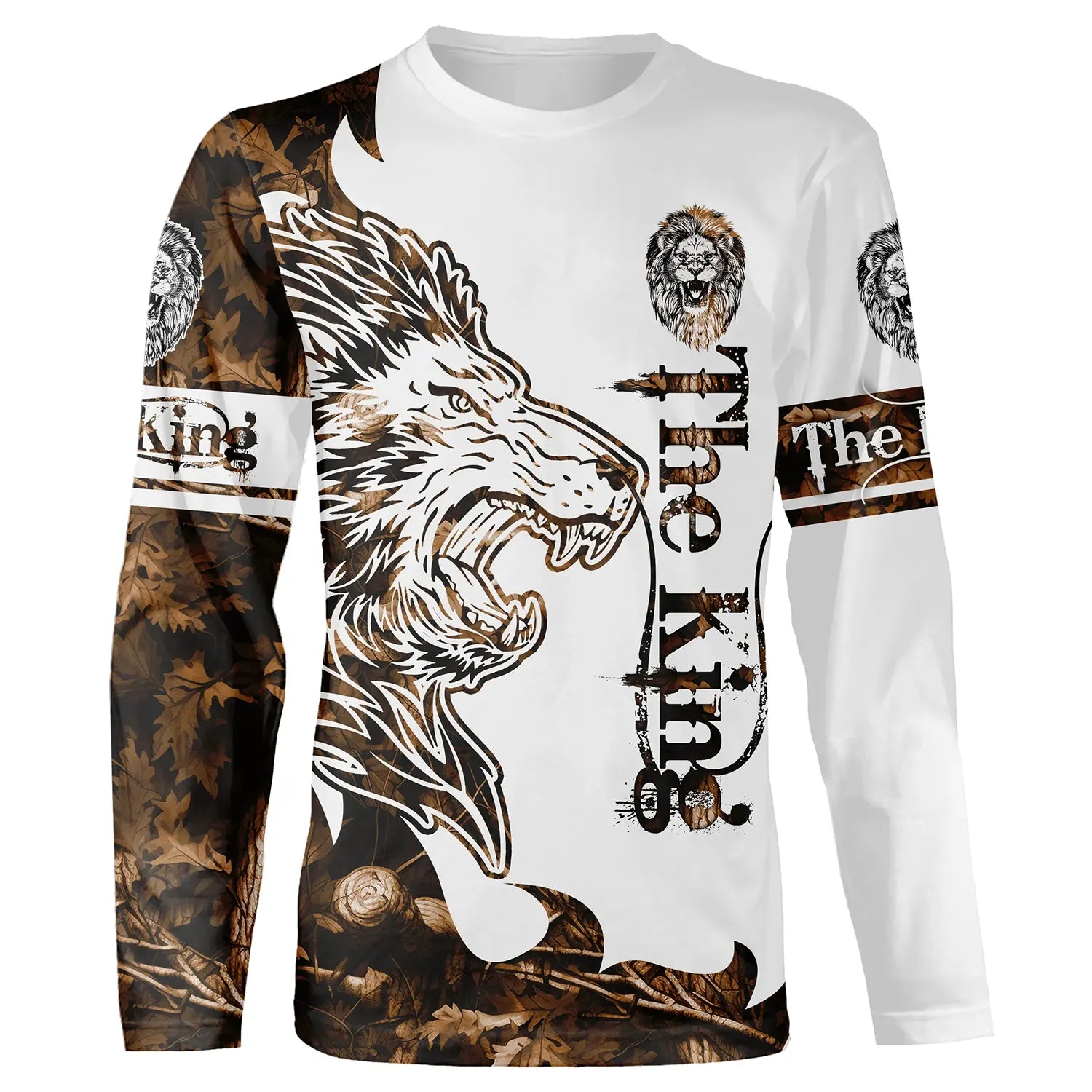 T-Shirt Graphique Lion - Royauté De La Faune - Design Nature Sauvage - CT22022448