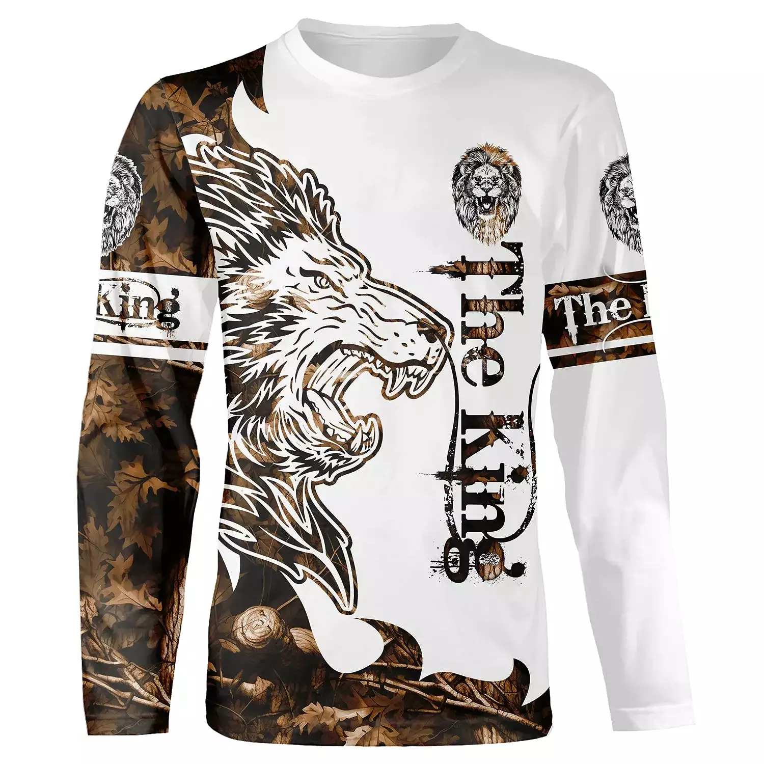 T-Shirt Graphique Lion - Royauté De La Faune - Design Nature Sauvage - CT22022448