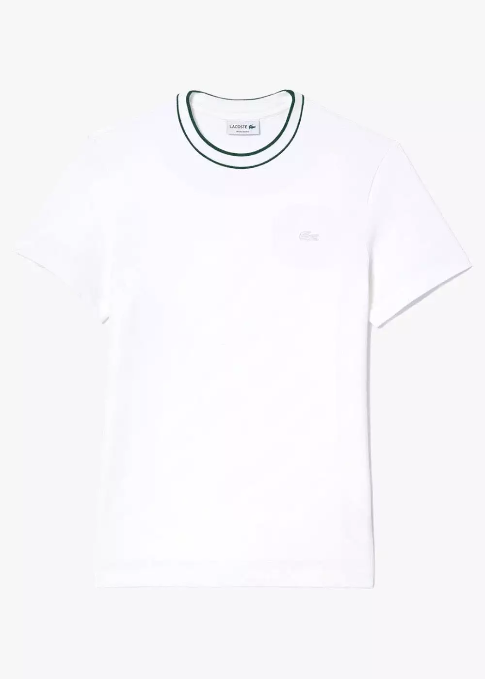 T-shirt  Lacoste en coton piqué blanc