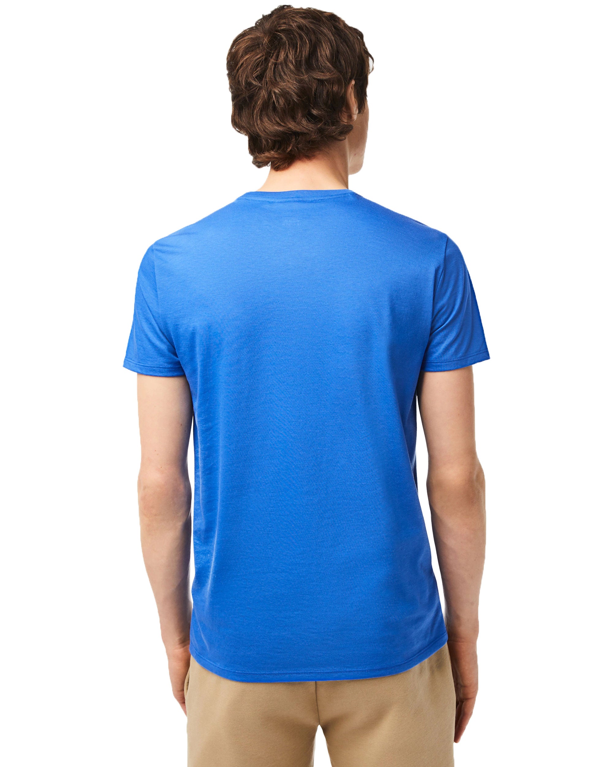 T-Shirt Uomo Lacoste Small Logo Azzurro