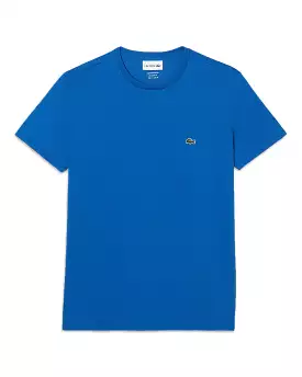 T-Shirt Uomo Lacoste Small Logo Azzurro