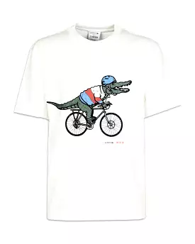 T-Shirt Uomo Lacoste x Netflix Sex Education Bianco