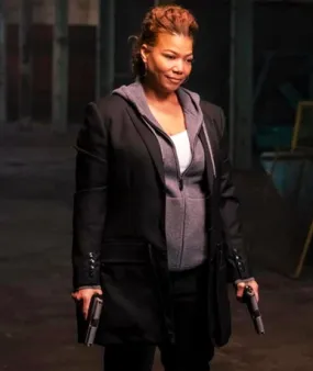 The Equalizer Queen Latifah Mid-Length Coat