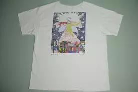 The Guardian Angel Vintage 1990 Artist Kiki Suarez Design Religious Jesus T-Shirt