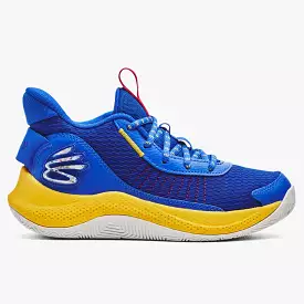 Under Armour Royal/Versa Blue/Taxi Curry 3Z7 Youth Basketball Shoe