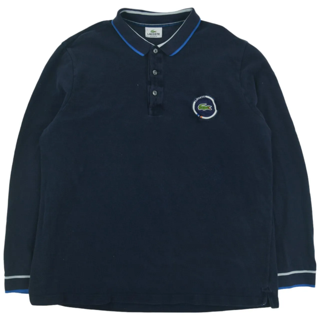 Vintage Lacoste Long Sleeve Polo Shirt Size M