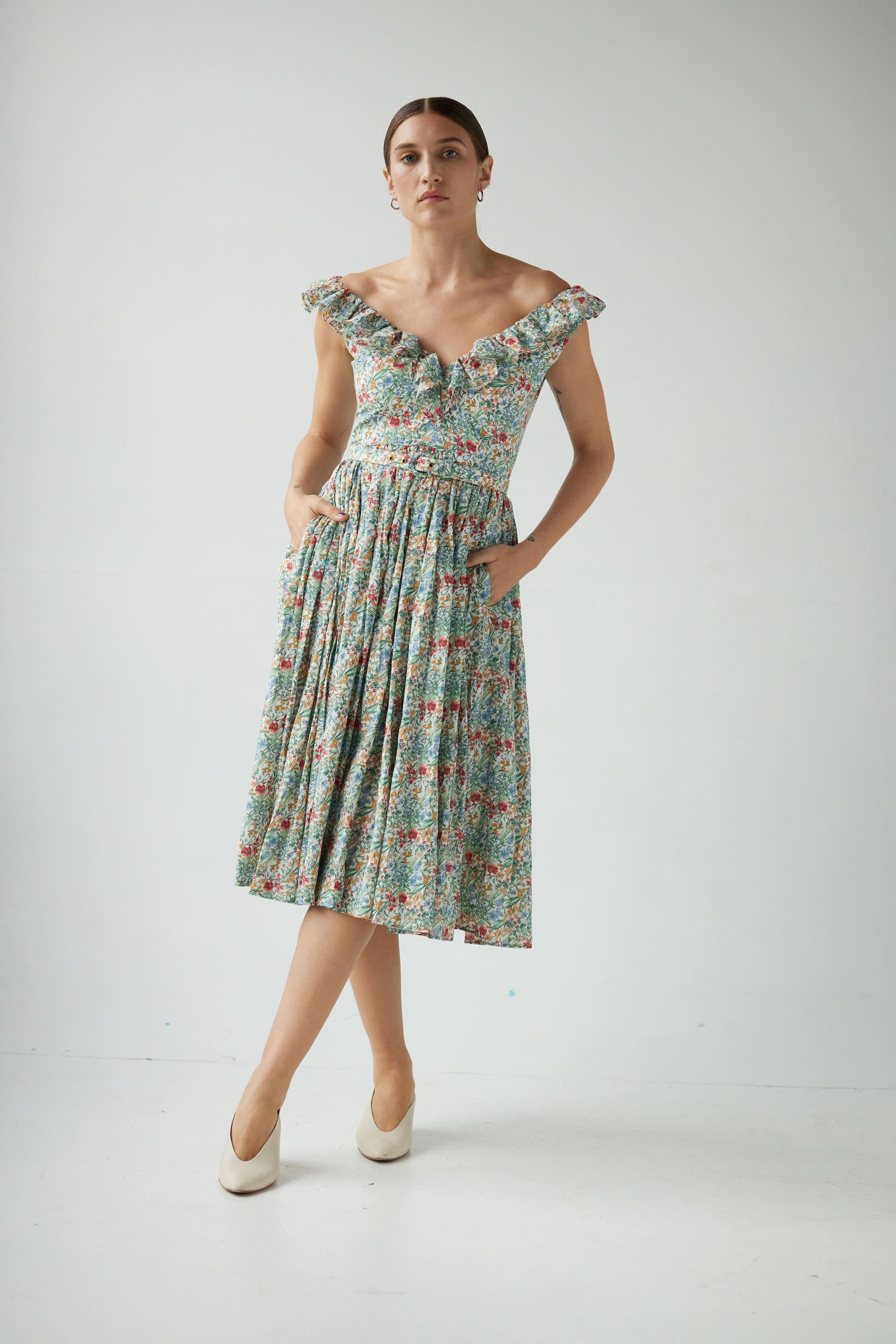 Viola Dress in Summer Cotton