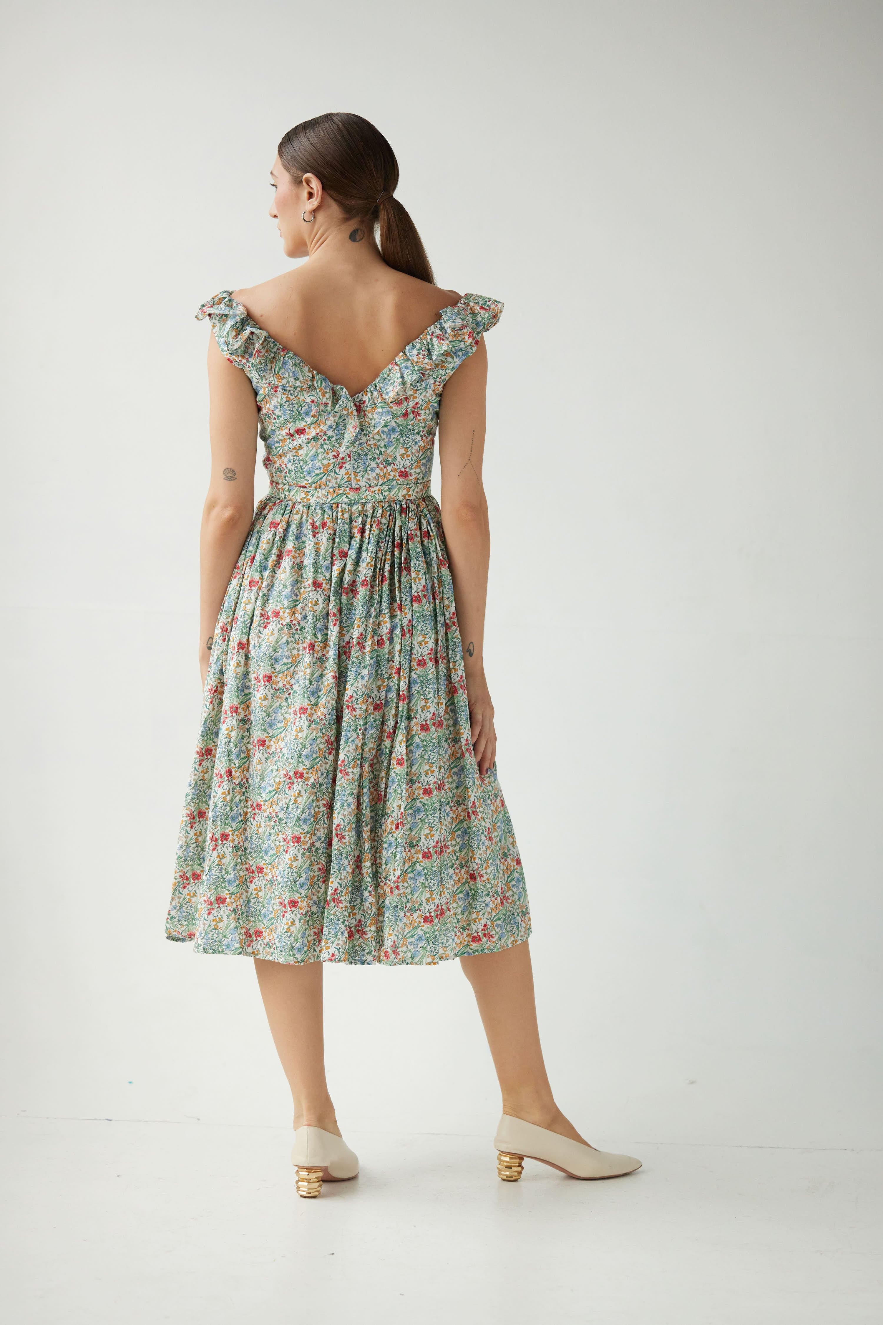 Viola Dress in Summer Cotton