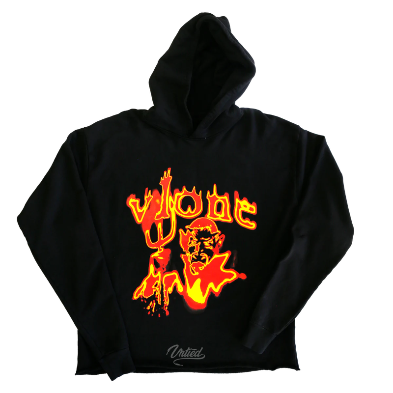 Vlone Devil Hoodie Black