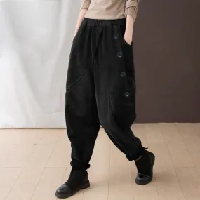 Women's Corduroy Harem Pants